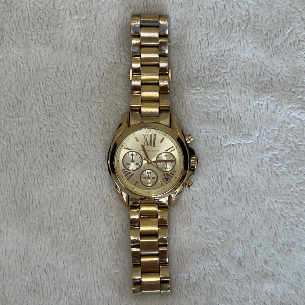 Gold Michael Kors watch